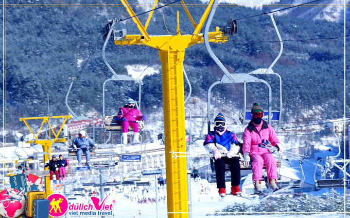 Du lịch Hàn Quốc 4 ngày 4 đêm khám phá trượt tuyết giá tốt 2016